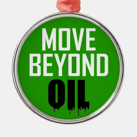 Ornement En Métal Dépasser le pétrole (Devant)