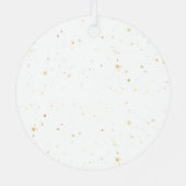 Ornement En Métal Dernier Noël avant l'arrivée du bébé Grossesse béb (Verso)