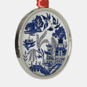 Ornement En Métal Design classique de saule bleu (Droite)