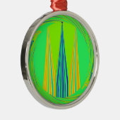 Ornement En Métal Design géométrique Edgy (Droite)