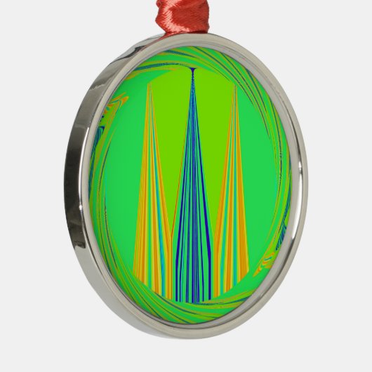 Ornement En Métal Design géométrique Edgy (Droite)