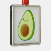 Ornement En Métal Dessin Avocado mignon (Droite)