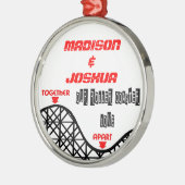 Ornement En Métal Dessous de verre à rouleaux manquant (Gauche)