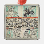 Ornement En Métal Détail d'un codex maya (Devant)
