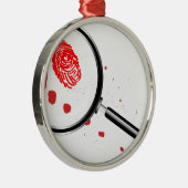 Ornement En Métal Détectives de la loupe (Droite)