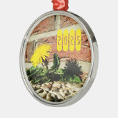 Ornement En Métal Déterminé Dandelion, Dandelion dans le trottoir (Gauche)