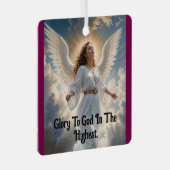 Ornement En Métal Deux beaux anges Ornament (Avant droite)