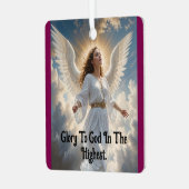 Ornement En Métal Deux beaux anges Ornament (Avant gauche)