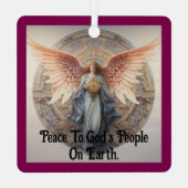 Ornement En Métal Deux beaux anges Ornament (Verso)