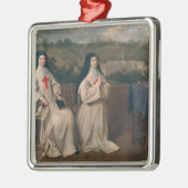 Ornement En Métal Deux nonnes (Gauche)