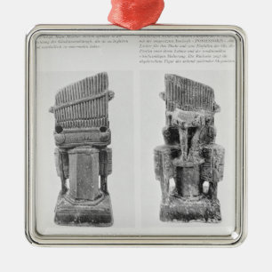 Ornement En Métal Deux organes