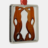 Ornement En Métal deux sirènes d'observation (Droite)