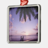 Ornement En Métal Deux sur la plage, Windjammer Landing, Sainte-Luci (Gauche)