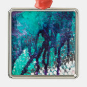 Ornement En Métal Déversements d'encre (Devant)