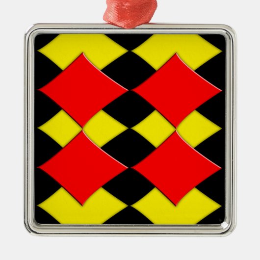 Ornement En Métal Diamants (Devant)