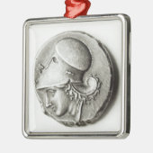 Ornement En Métal Didrachma de Heracles : Athéna de representation (Gauche)