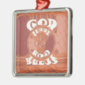 Ornement En Métal Dieu vous bénisse - Impression spirituelle inspiré (Gauche)