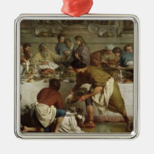 Ornement En Métal Dîner à la Chambre de Simon, 1737