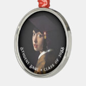 Ornement En Métal Diplômé avec une oreille perle (Gauche)