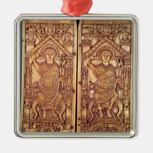 Ornement En Métal Diptyque consulaire Anastasius découpé (Devant)