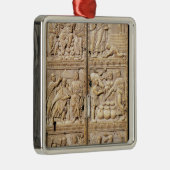 Ornement En Métal Diptyque montrant les miracles du Christ (Droite)