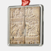 Ornement En Métal Diptyque montrant les miracles du Christ (Gauche)