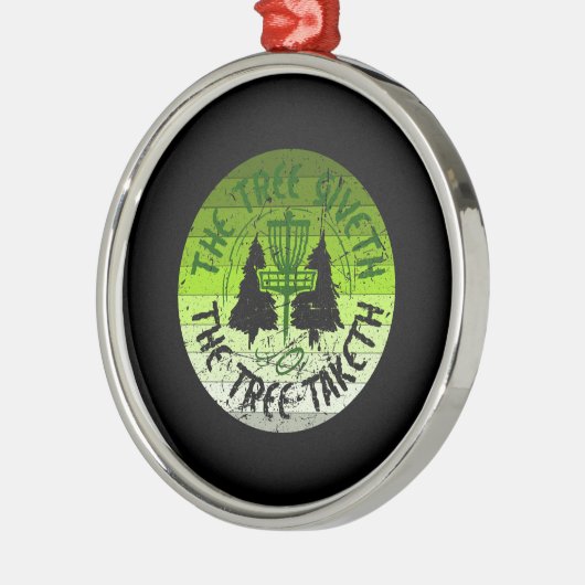 Ornement En Métal Disk Golf (Gauche)