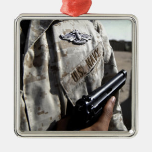 Ornement En Métal Dispositif de guerre de Corps des Marines de