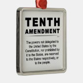 Ornement En Métal Dixième amendement (Droite)