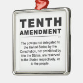 Ornement En Métal Dixième amendement (Gauche)