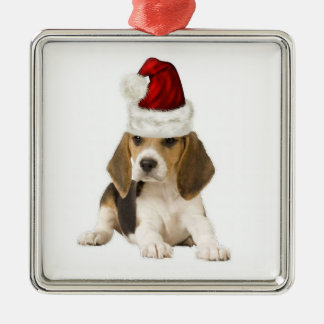 Ornement En Métal Dogs~Original Ditzy Ornament~Beagle~Christmas