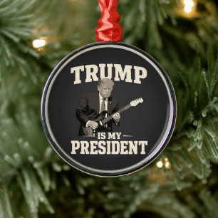 Ornement En Métal Donald Trump est mon président