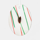 Ornement En Métal Donut de Noël congelé (Avant gauche)