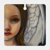 Ornement En Métal douce fille ange (Recto)