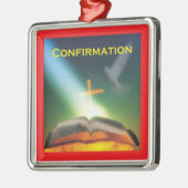 Ornement En Métal Dove de confirmation, Bible, Croix (Gauche)