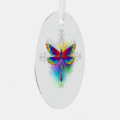 Ornement En Métal Dragonfly en arc-en-ciel (Avant droite)