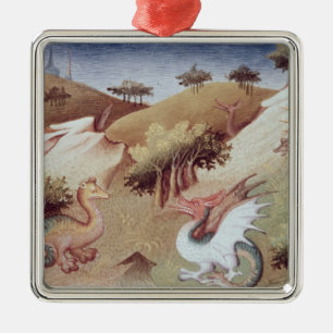 Ornement En Métal Dragons de Mme Fr 2810 f.55v et d'autres bêtes