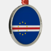 Ornement En Métal Drapeau cap-verdien (Cap-Vert) (Droite)