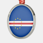 Ornement En Métal Drapeau cap-verdien (Cap-Vert) (Gauche)