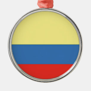 Ornement En Métal Drapeau Colombie