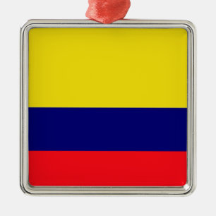 Ornement En Métal Drapeau de la Colombie