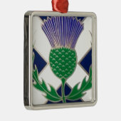 Ornement En Métal Drapeau de l'Ecosse et de chardon (Droite)
