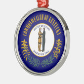 Ornement En Métal Drapeau de l'État du Kentucky : Commonwealth améri (Gauche)