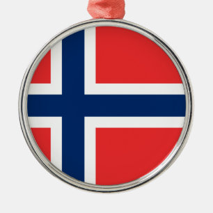 Ornement En Métal Drapeau de Norway