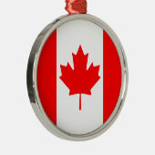 Ornement En Métal Drapeau du Canada (Droite)