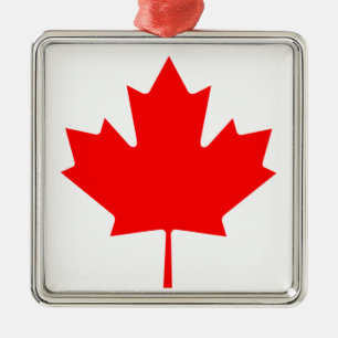 Ornement En Métal Drapeau du Canada