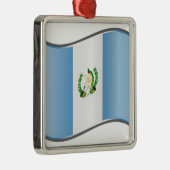 Ornement En Métal Drapeau du Guatemala (Droite)