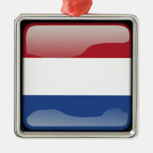 Ornement En Métal Drapeau du Pays-Bas