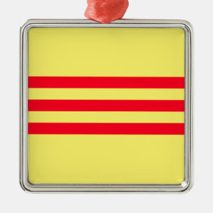 Ornement En Métal Drapeau du Vietnam du Sud