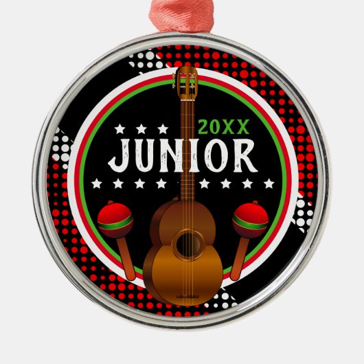 Ornement En Métal Drapeau Trinité-et-Tobago - Votre nom / Année (Devant)